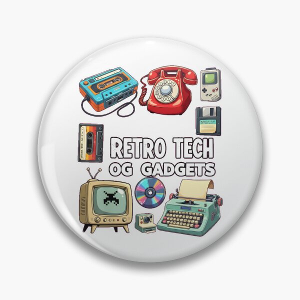 Item preview, Retro Tech OG Gadgets Vintage 80s 90s Nostalgia designed and sold by AbcDigs Studio.