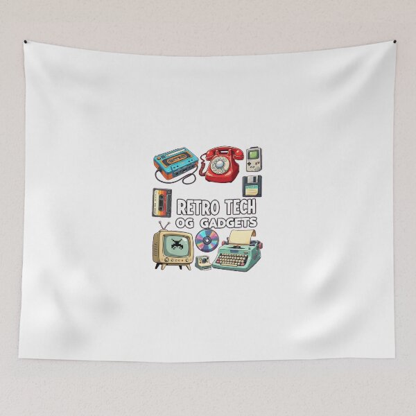 Item preview, Retro Tech OG Gadgets Vintage 80s 90s Nostalgia designed and sold by AbcDigs Studio.