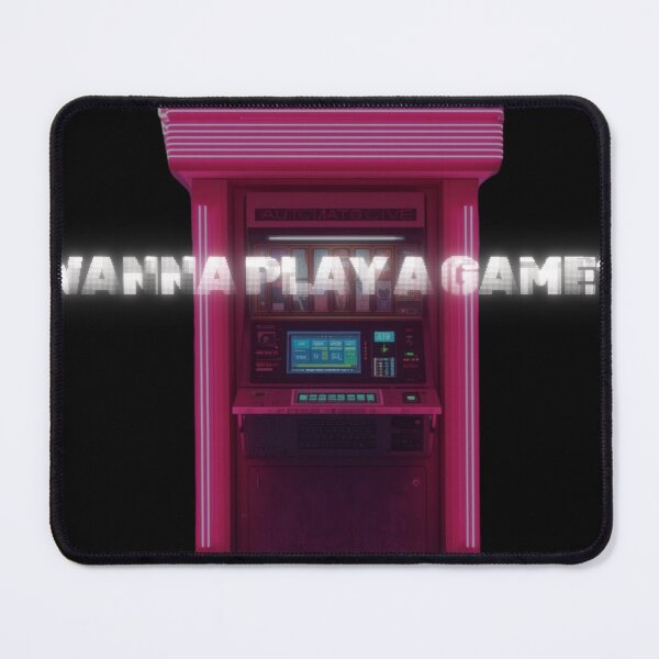Item preview, Wanna play a game video vaporwave synthwave vintage t-shirt designed and sold by bialogartsy.