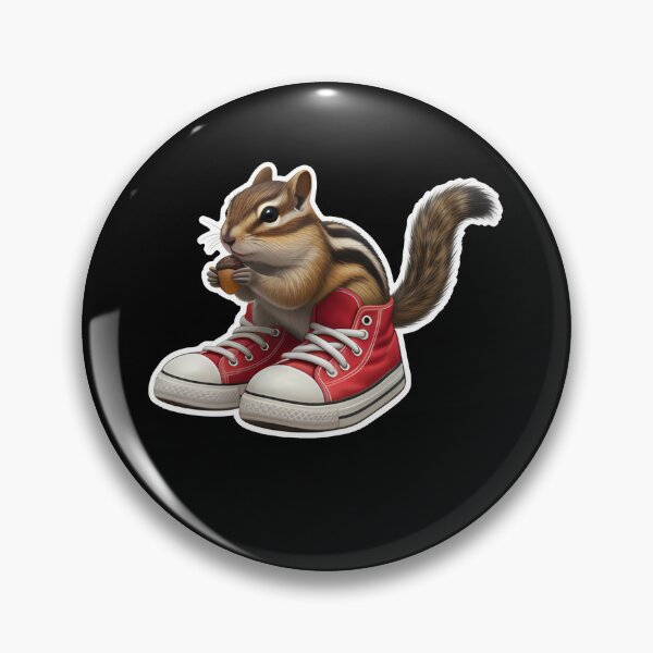 Item preview, Cute Chipmunk Red Sneakers Acorn Animal designed and sold by k3rstman1.