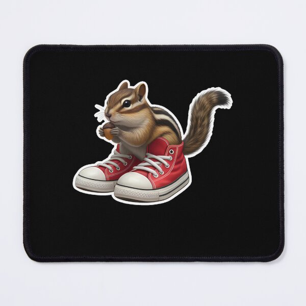 Item preview, Cute Chipmunk Red Sneakers Acorn Animal designed and sold by k3rstman1.
