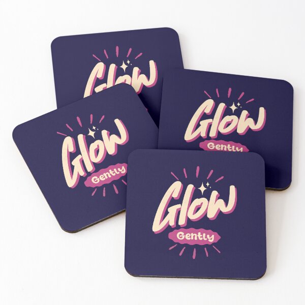 Item preview, Glow Gently | Soft Aesthetic Inspirational Quote Design designed and sold by Axivra.