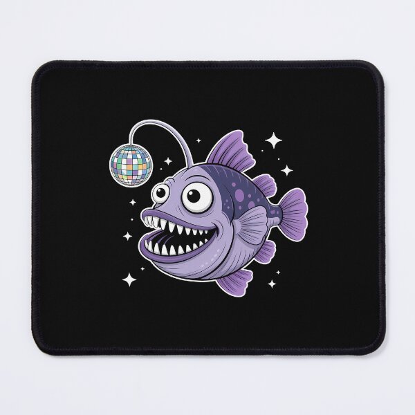 Item preview, Funny Disco Anglerfish Deep Sea Party Fish designed and sold by k3rstman1.