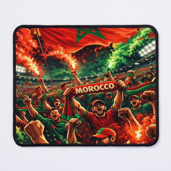 Item preview, Morocco Rising – Atlas Lions Football Fan Art designed and sold by NEWDESINGS12.