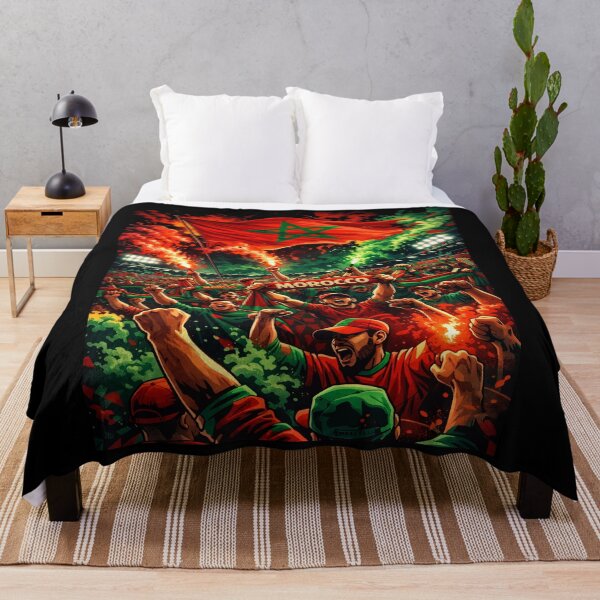 Item preview, Morocco Rising – Atlas Lions Football Fan Art designed and sold by NEWDESINGS12.