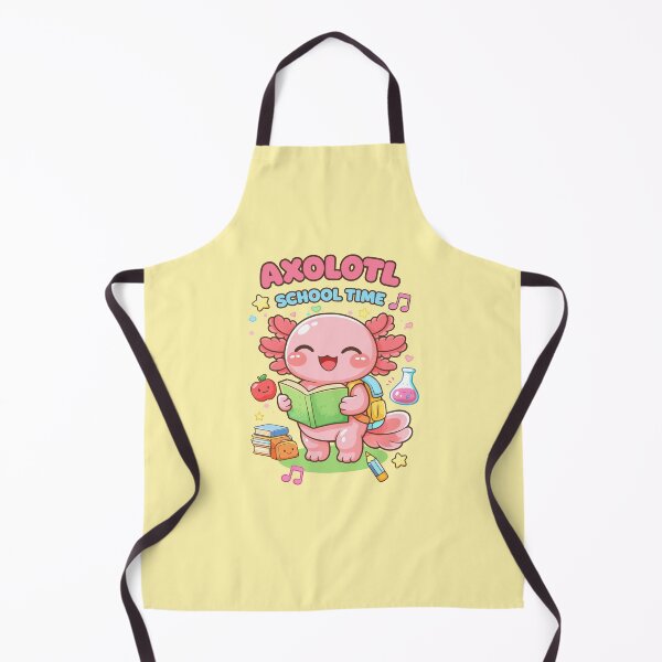 Item preview, Cute Axolotl at School in Kawaii Funny Style designed and sold by Sitchko.