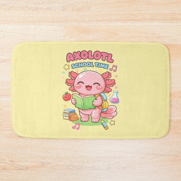 Item preview, Cute Axolotl at School in Kawaii Funny Style designed and sold by Sitchko.