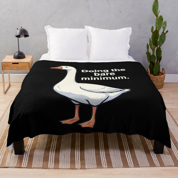 Item preview, Funny Lazy Goose Doing The Bare Minimum designed and sold by k3rstman1.