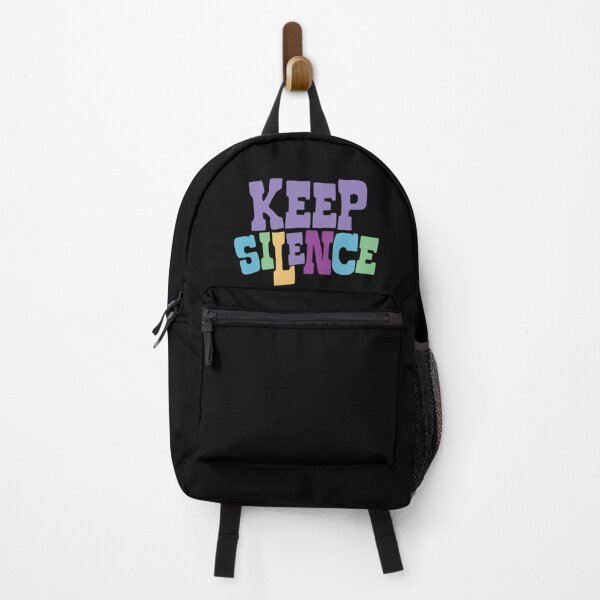 Item preview, Keep Silence colorful text designed and sold by Think4Prints.