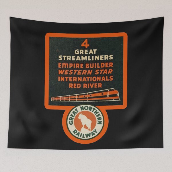 Item preview, Vintage Great Northern Railway - 4 Great Streamliners designed and sold by QuayTradingCo.