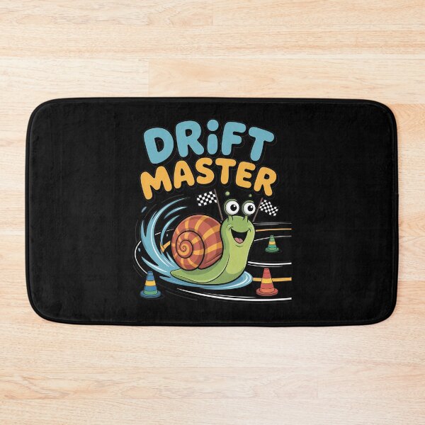Item preview, Drift Master Racing Snail Cartoon designed and sold by k3rstman1.