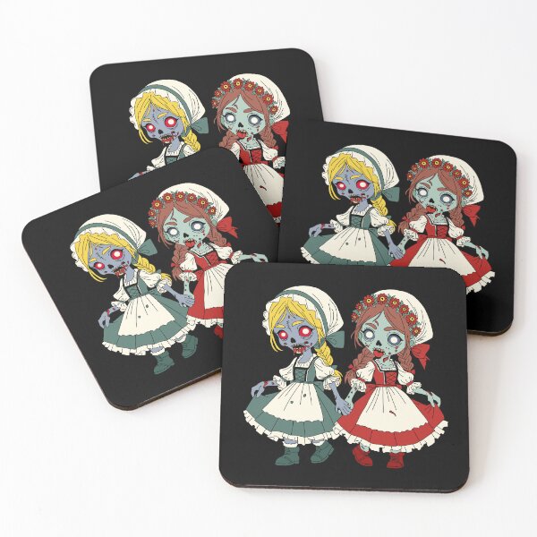 Item preview, Zombie Snow-White and Rose-Red designed and sold by HRSCreates.