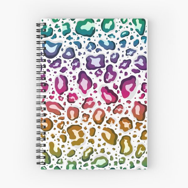 Item preview, Rainbow Cheetah Leopard Print on White Background designed and sold by Goolsby-Designs.