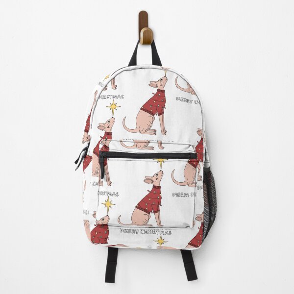 Item preview, Cute Sphynx Cat in Christmas Sweater – Merry Christmas Cat Art designed and sold by silent ocean.