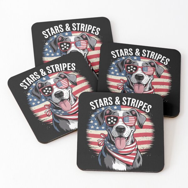 Item preview, Great Dane 4th of July Dog Patriotic USA Flag Man Woman  designed and sold by MarryIsMonth.