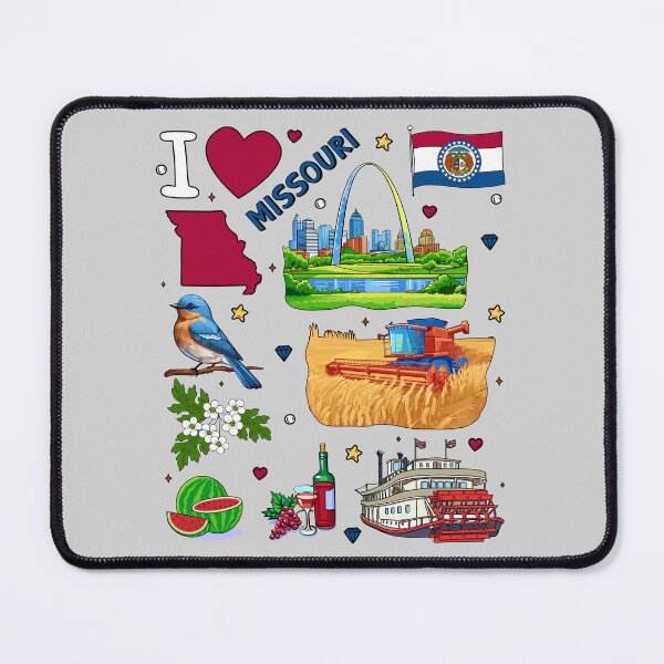 Item preview, Missouri Pride, The Show-Me State Landmark Icons Collection designed and sold by mashmosh.