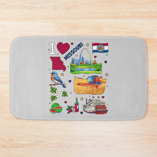 Item preview, Missouri Pride, The Show-Me State Landmark Icons Collection designed and sold by mashmosh.