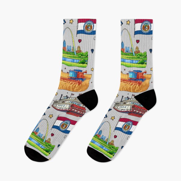 Item preview, Missouri Pride, The Show-Me State Landmark Icons Collection designed and sold by mashmosh.
