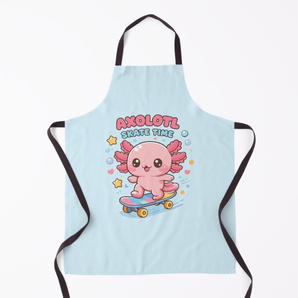 Item preview, Copy of Cute Axolotl is Skateboarding in Kawaii Funny Music Style designed and sold by Sitchko.