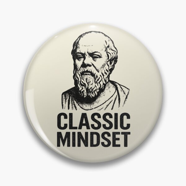 Item preview, Socrates Philosophy Shirt - Classic Mindset (Socrates Meme Collection). designed and sold by SaraSumi.