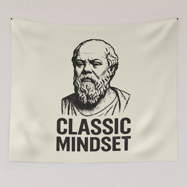 Item preview, Socrates Philosophy Shirt - Classic Mindset (Socrates Meme Collection). designed and sold by SaraSumi.