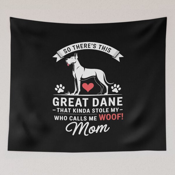 Item preview, Great Dane Gentle Dog Woof Mom German Mastiff Mother's Day  designed and sold by MarryIsMonth.