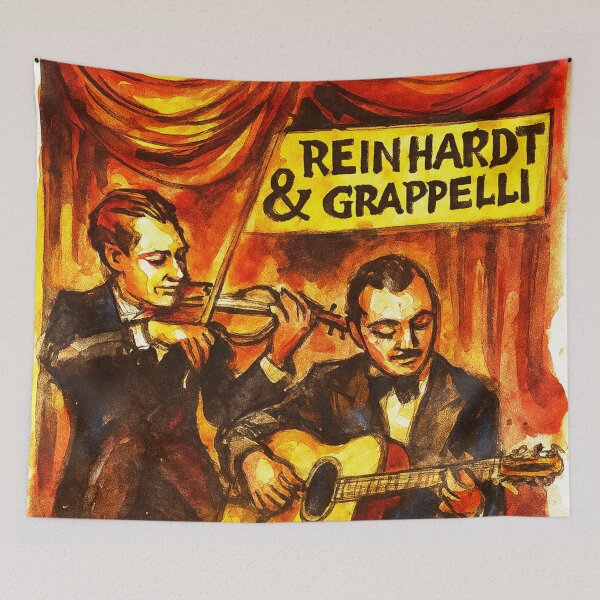 Item preview, Jam of Django Reinhardt & Grappelli designed and sold by Sarcastic designs.