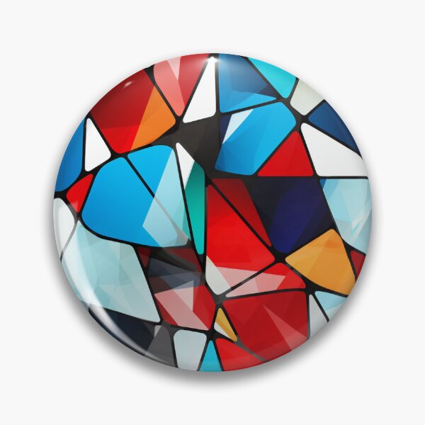 Item preview, Geometric design, colorful lines, curves, surfaces, ornaments, glass shards designed and sold by G-M-Designs.