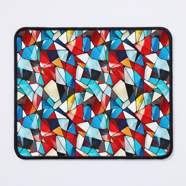 Item preview, Geometric design, colorful lines, curves, surfaces, ornaments, glass shards designed and sold by G-M-Designs.