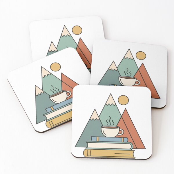 Item preview, Books, Coffee and Mountains - A Minimalist Adventure in Nature designed and sold by Anyistore.