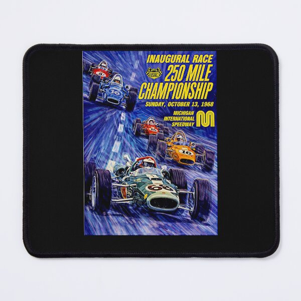Item preview, Michigan Speedway 1968 variation vintage poster designed and sold by Helios Be. Lavsh.
