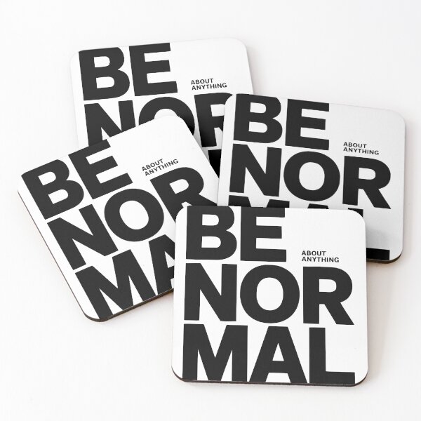 Item preview, Be Normal Shirt – Minimalist Sarcastic Internet Humor Design designed and sold by The People’s Punchline.
