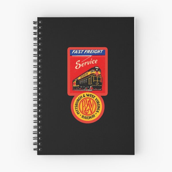 Item preview, Vintage Pittsburgh and West Virginia Railroad - Fast Freight Service designed and sold by QuayTradingCo.