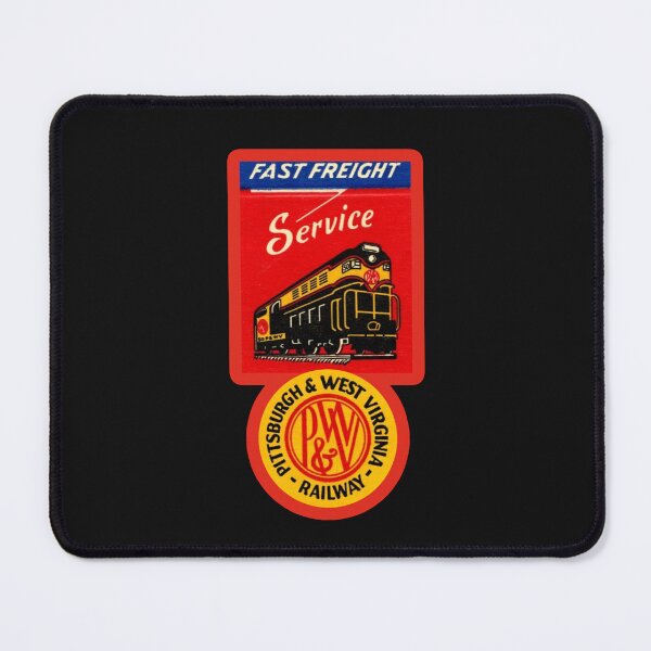 Item preview, Vintage Pittsburgh and West Virginia Railroad - Fast Freight Service designed and sold by QuayTradingCo.