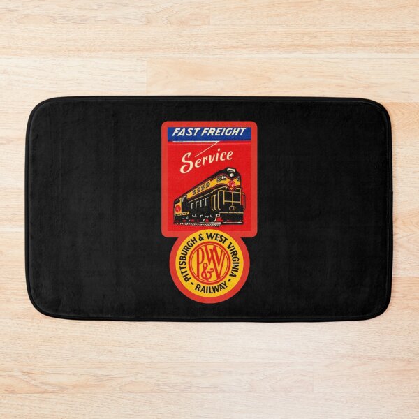 Item preview, Vintage Pittsburgh and West Virginia Railroad - Fast Freight Service designed and sold by QuayTradingCo.