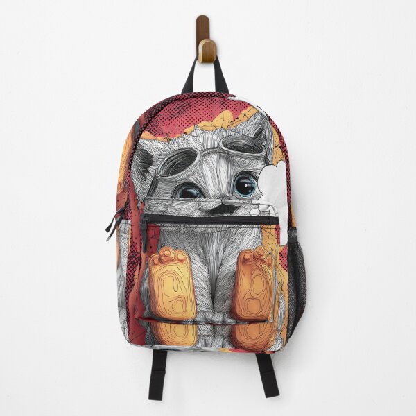 Item preview, Cute Comic Kitten with Speech Bubble Illustration designed and sold by Grafititee.