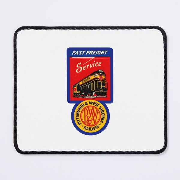 Item preview, Vintage Pittsburgh and West Virginia Railroad - Fast Freight Service designed and sold by QuayTradingCo.