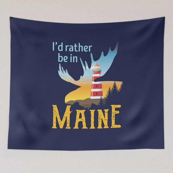 Item preview, I'd Rather Be In Maine designed and sold by jaygo.