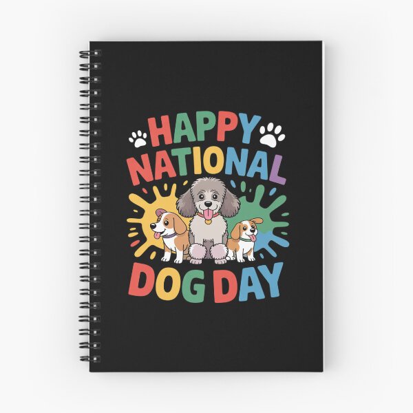 Item preview, Happy National Dog Day 26th August 1  designed and sold by MarryIsMonth.