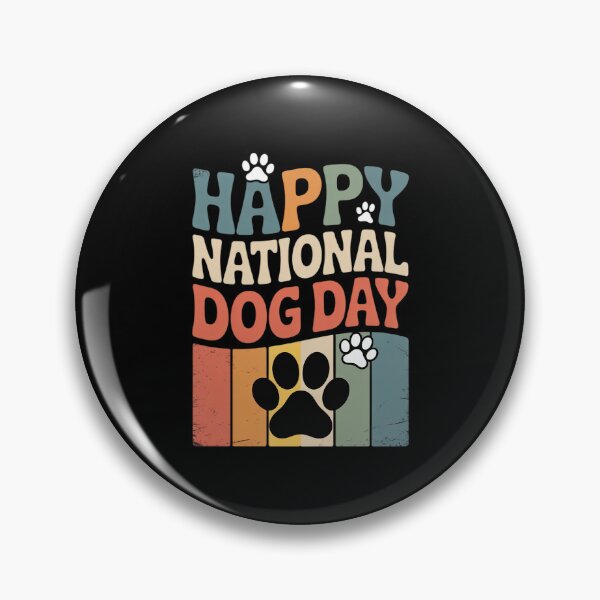 Item preview, Happy National Dog Day 26th August  designed and sold by FadeOfThrone.
