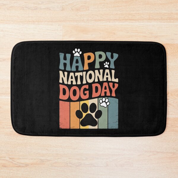 Item preview, Happy National Dog Day 26th August  designed and sold by FadeOfThrone.