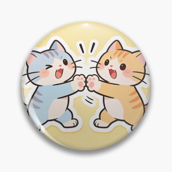 Item preview, fighting cats designed and sold by preesha20.