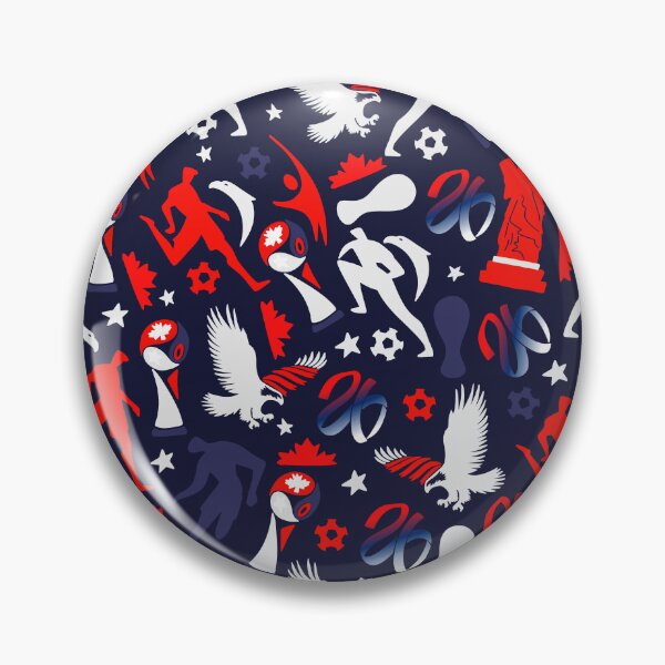 Item preview, USA Inspired World Cup 2026 Soccer Pattern designed and sold by Retro Street Studios.