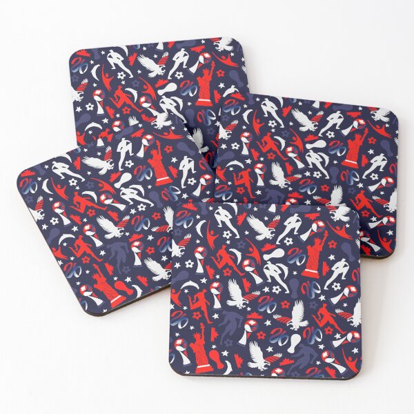 Item preview, USA Inspired World Cup 2026 Soccer Pattern designed and sold by Retro Street Studios.