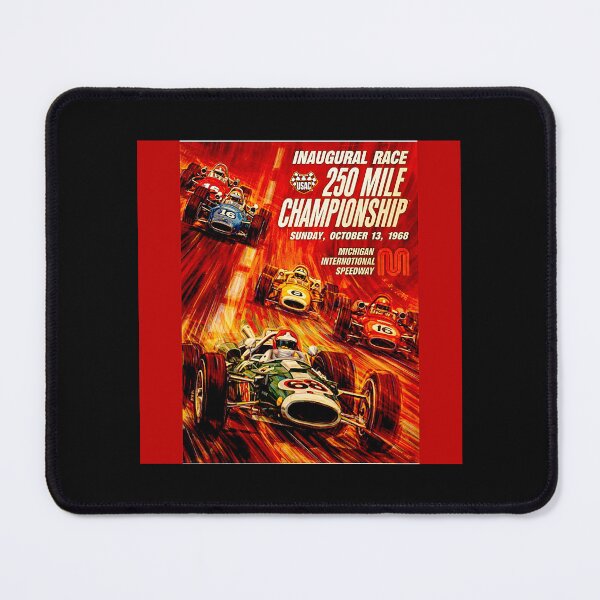 Item preview, Michigan Speedway 1968 #1 variation vintage poster designed and sold by Helios Be. Lavsh.
