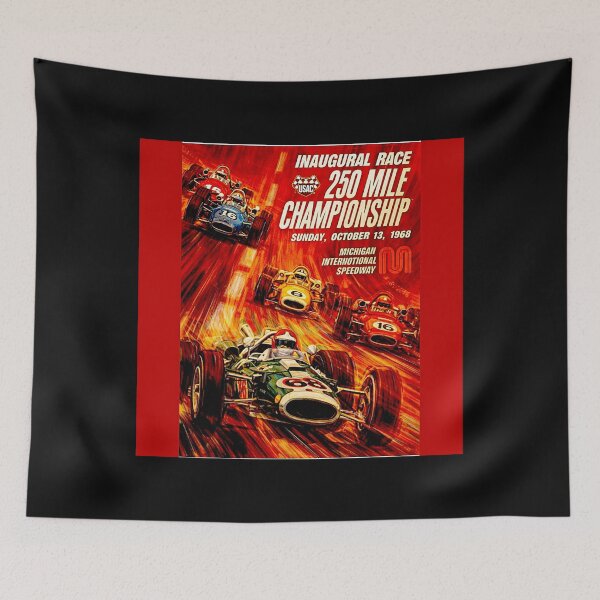 Item preview, Michigan Speedway 1968 #1 variation vintage poster designed and sold by Helios Be. Lavsh.
