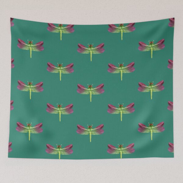Item preview, Pink Petal Botanical Dragonfly designed and sold by capricedefille.