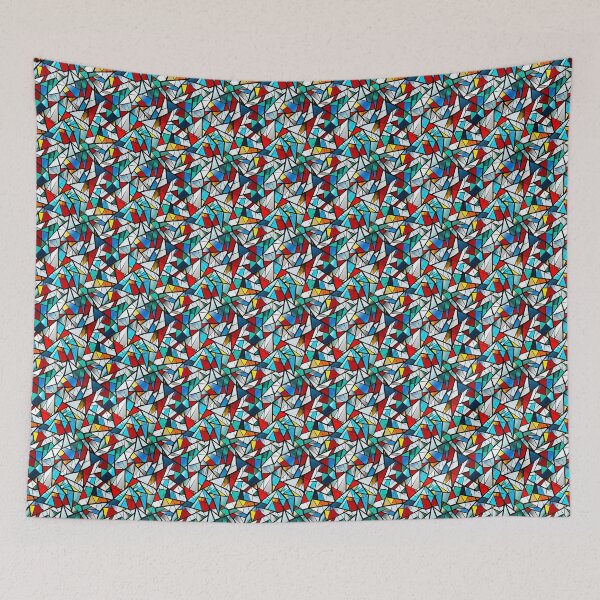 Item preview, Geometric design, colorful lines, curves, surfaces, ornaments, fragments designed and sold by G-M-Designs.