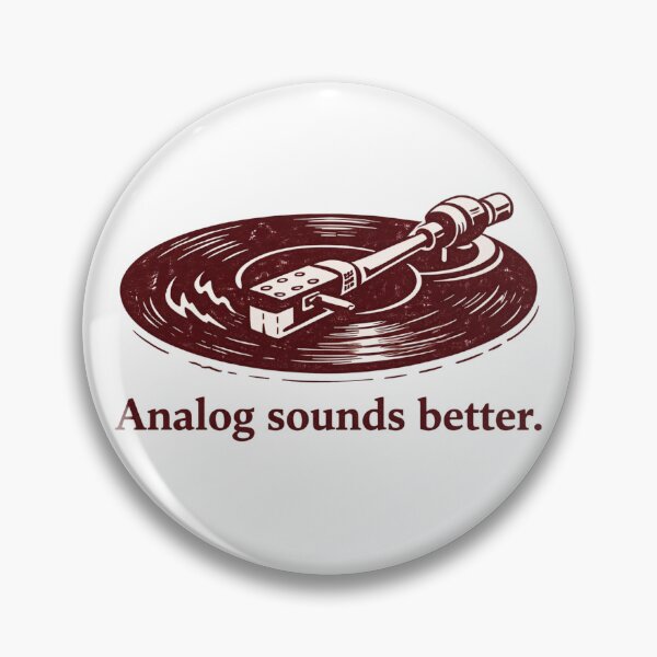 Item preview, Analog Soudns Better - Minimalist Vinyl designed and sold by CzipipitoStudio.