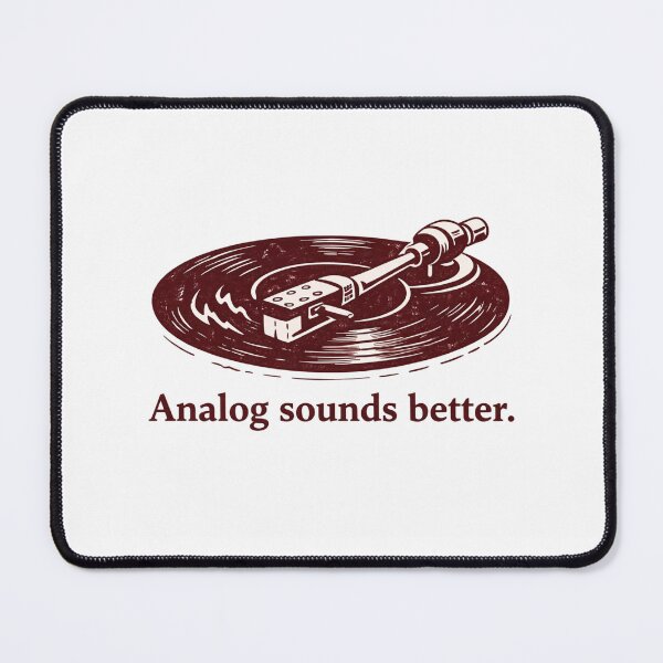 Item preview, Analog Soudns Better - Minimalist Vinyl designed and sold by CzipipitoStudio.